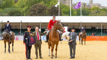 Craig Kiddier and 2026 Royal Windsor hunter champion Mulberry Lane