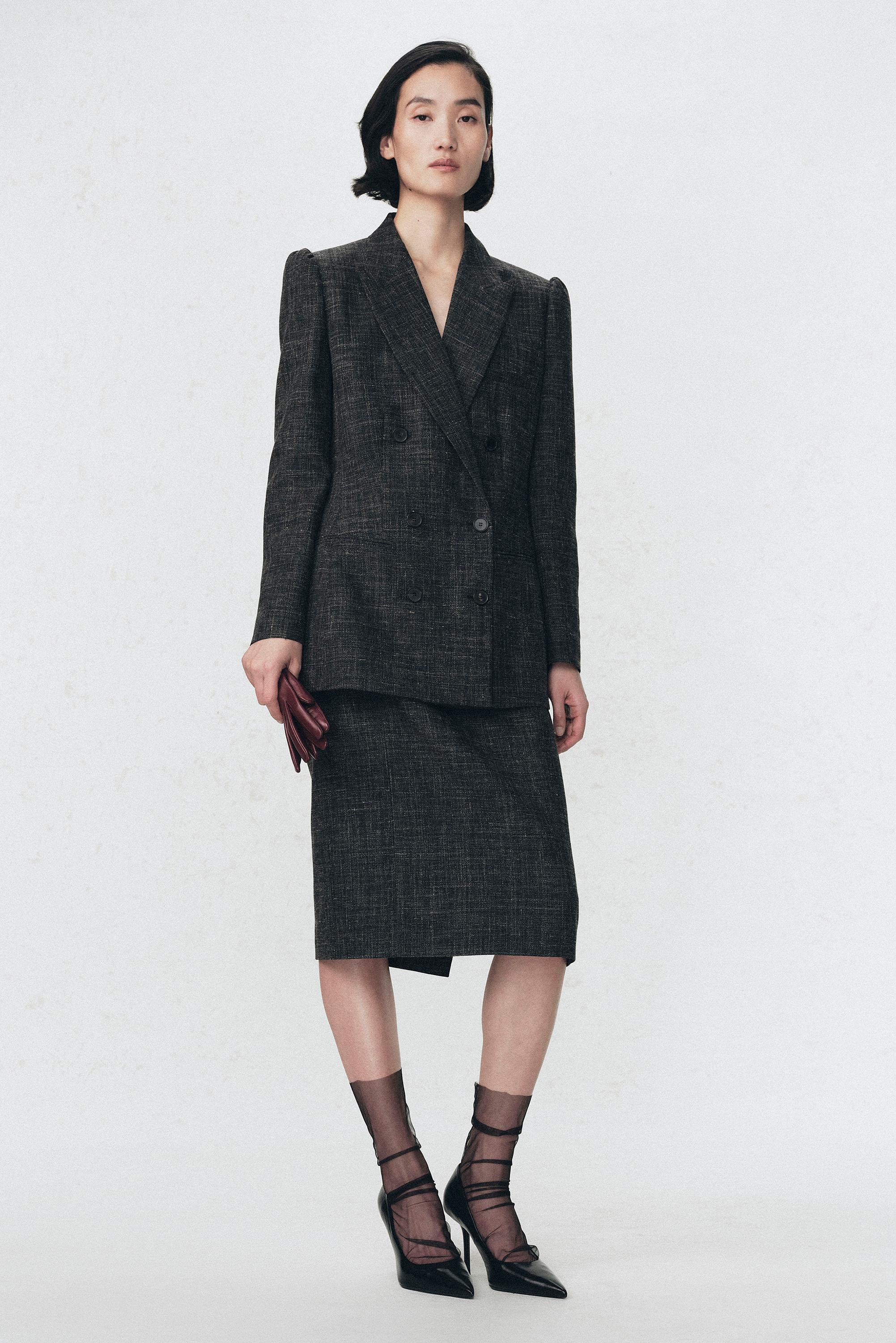 Wool Blend Pencil Skirt Soshiotsuki X Zara