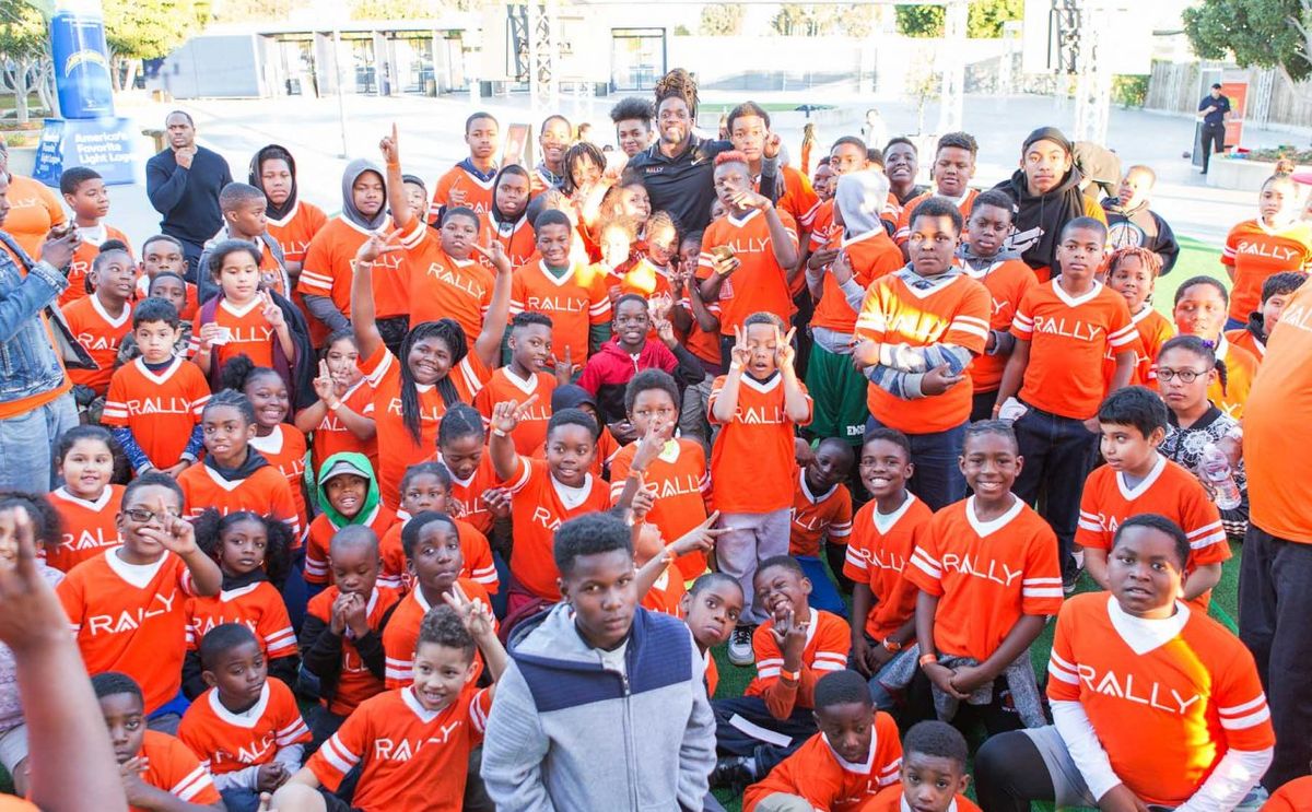 The kids look good in Rally orange