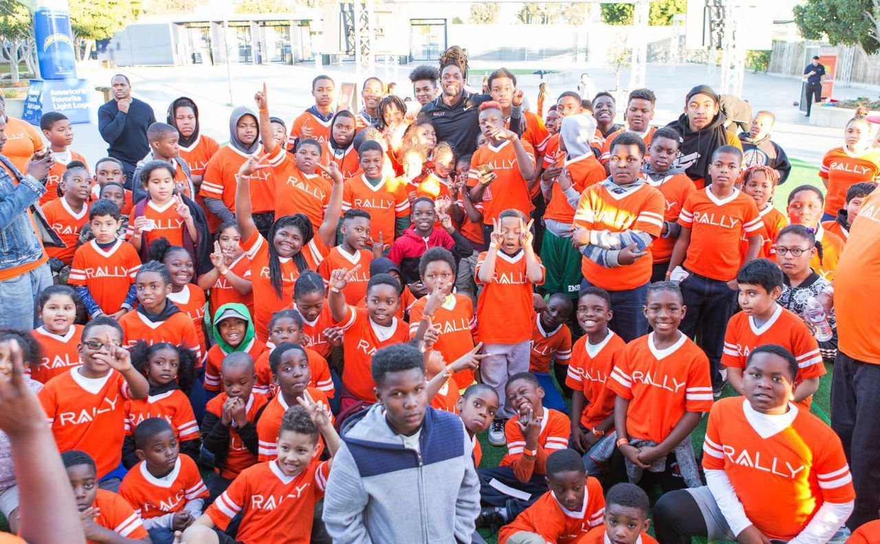 The kids look good in Rally orange