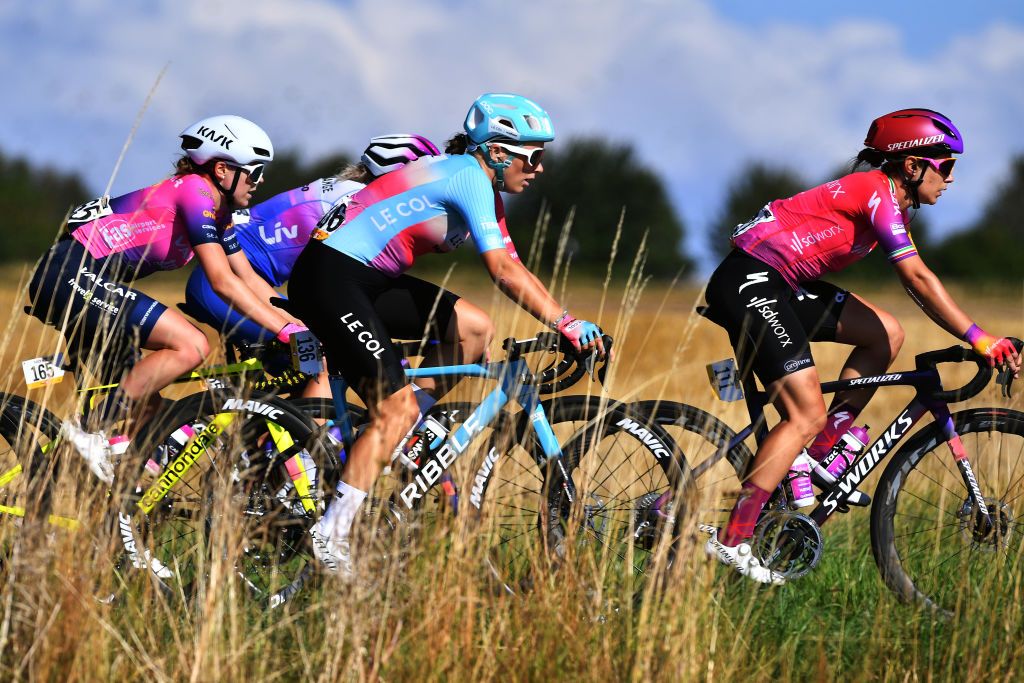 The Tour of Scandinavia peloton rides through the Danish countryside