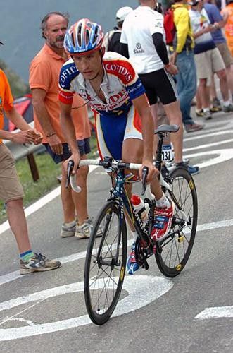 Ivan Parra (Cofidis) was part of the lead group for a while