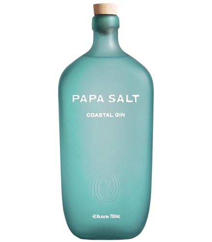 Papa Salt Coastal Gin | 70cl | 42.8% Abv | Award-Winning Australian Craft Gin Inspired by Beach Days, Perfectly Smooth, Ideal for Enjoying on Its Own, in Cocktails or Sharing as the Ultimate Gin Gift
