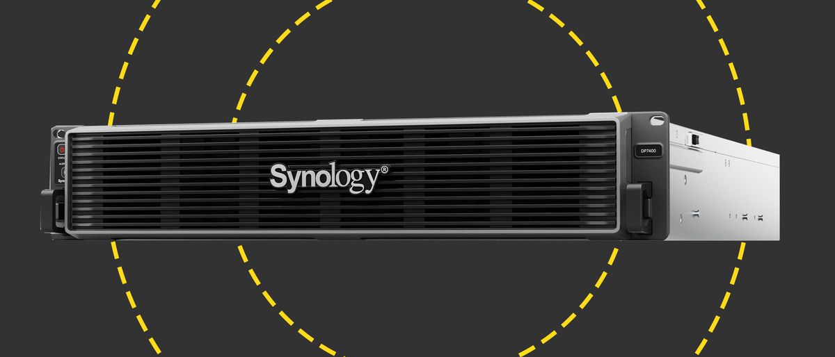 The Synology ActiveProtect DP7400 on the ITPro background