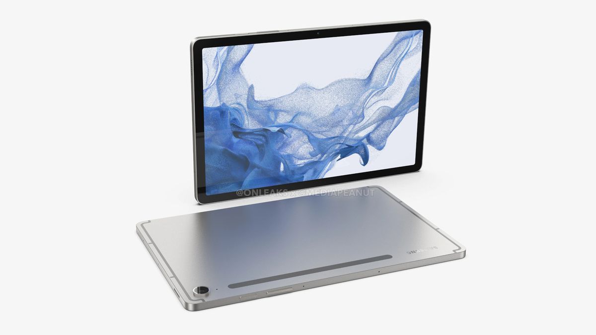 Samsung Galaxy Tab S9 FE leaked product renders