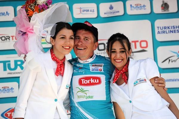 Iva&iuml;lo Gabrovski (Konya Torku Seker Spor) remains in the leader's jersey.
