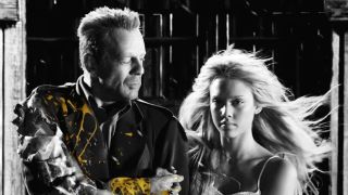 Bruce Willis and Jessica Alba in Sin City