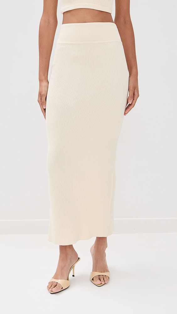 Wardrobe.nyc Knit Column Skirt