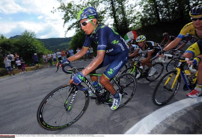Nairo Quintana (Movistar) found his climbing legs