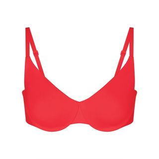 SKIMS, Signature Swim Underwire Full Coverage Bikini Top | Ruby