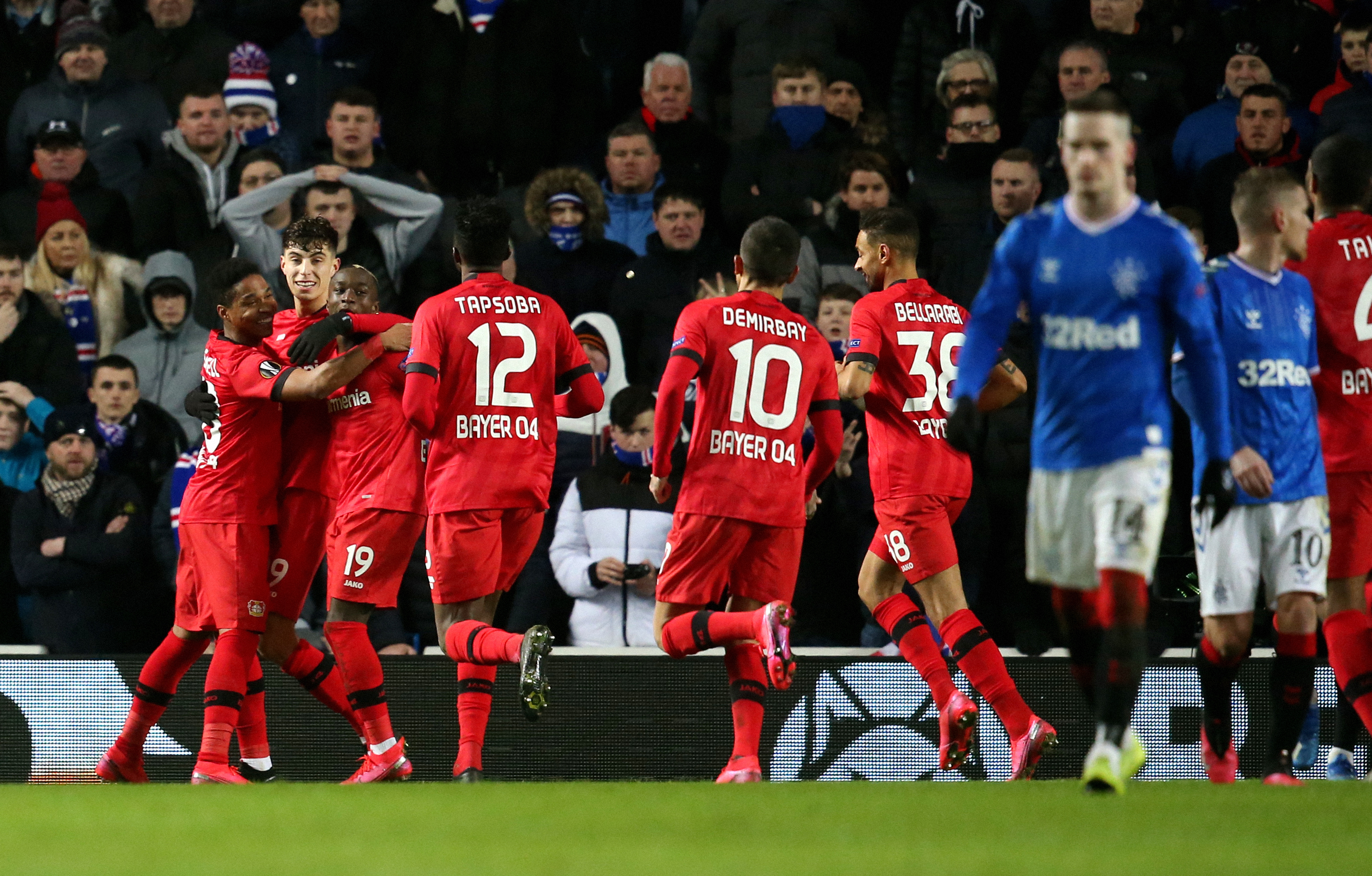 O Rangers terá de superar uma desvantagem de 3-1 frente ao Bayer Leverkusen para seguir em frente na Liga Europa