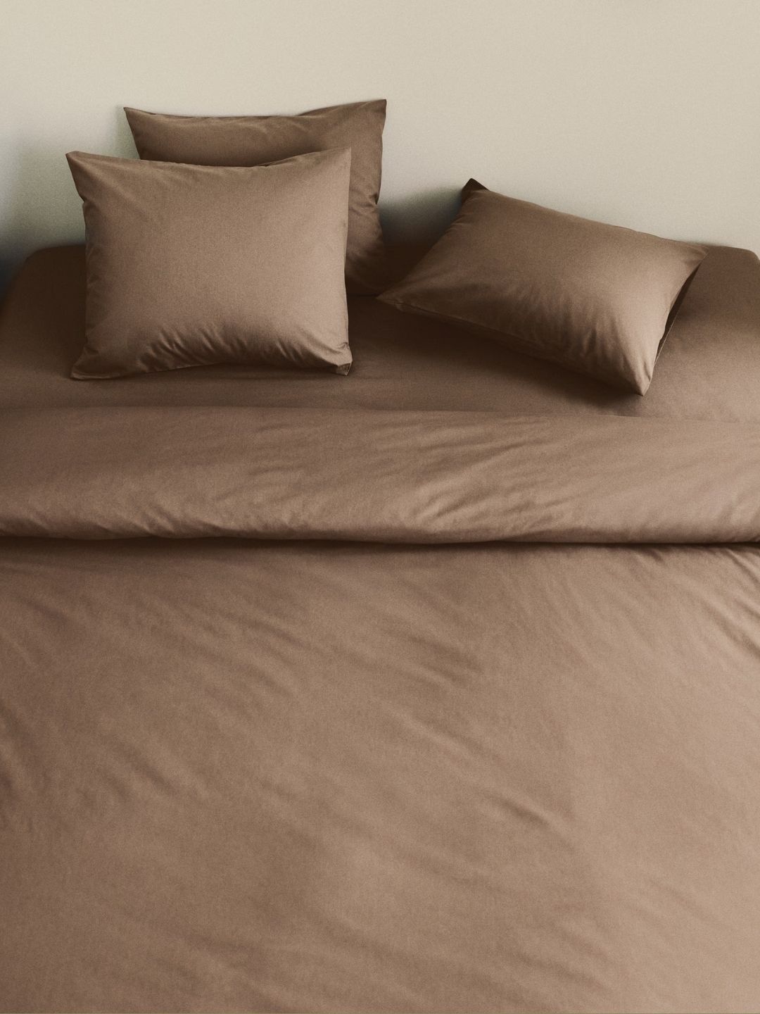 H&amp;amp;M Home, Cotton Double/King Duvet Cover Set in Mole