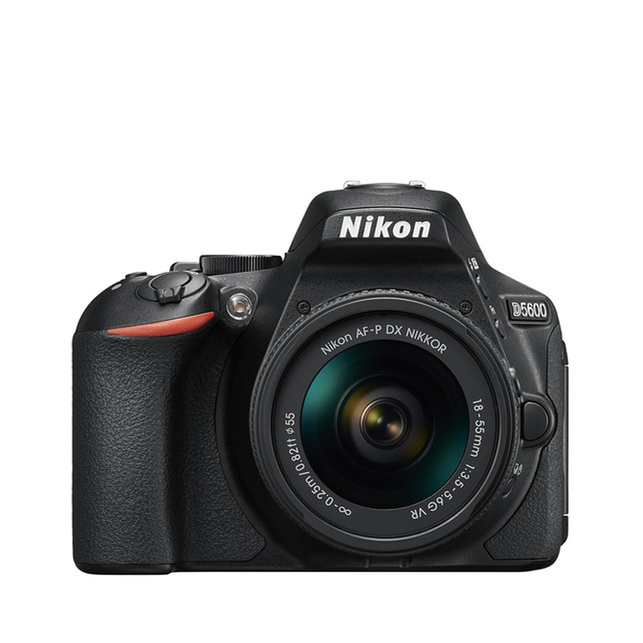 Nikon D5600 on a white background