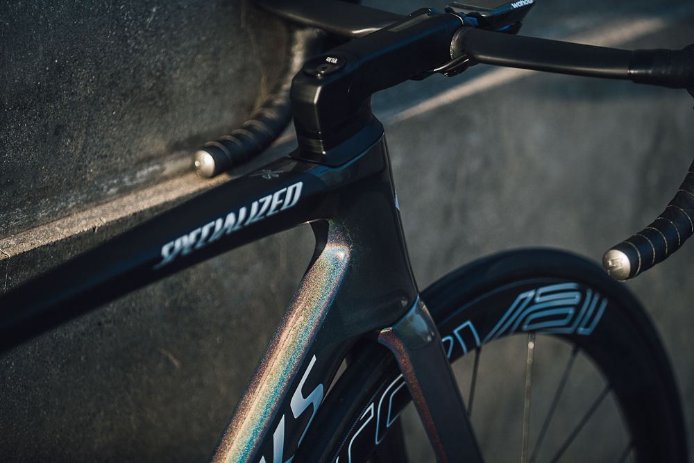 Sagan uses black Supacaz bar tape