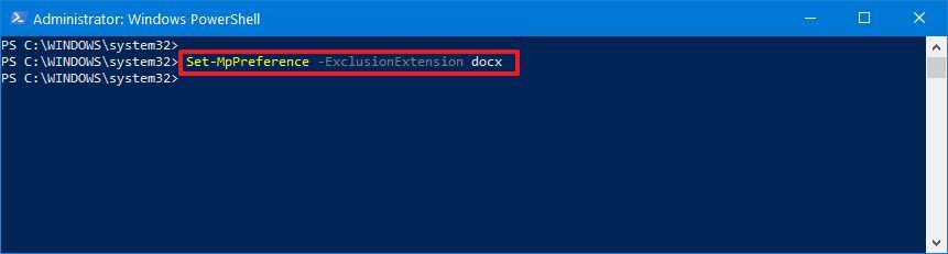 How to manage Microsoft Defender Antivirus with PowerShell on Windows ...