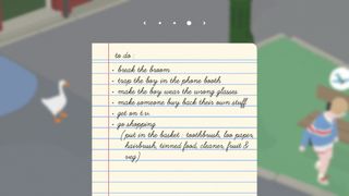 Untitled Goose Game - High Street To Do List
