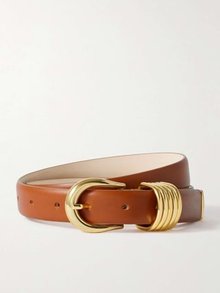 Hollyhock Leather Belt