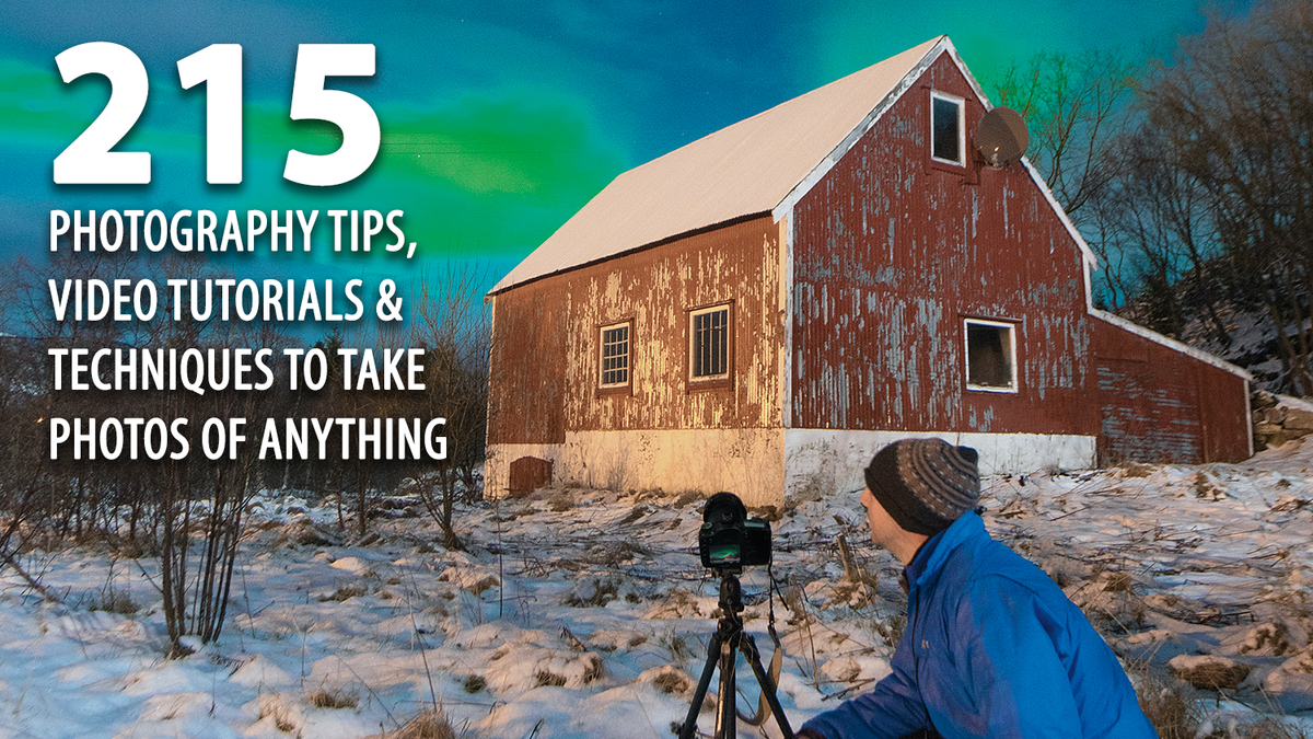 215 photography tips, video tutorials and techniques to take photos of anything