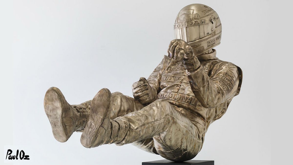 【A・セナ】AYRTON SENNA FINE ART STATUE Ayrton Senna 50th Anniversary Fine Art Statue - Midtown Comics