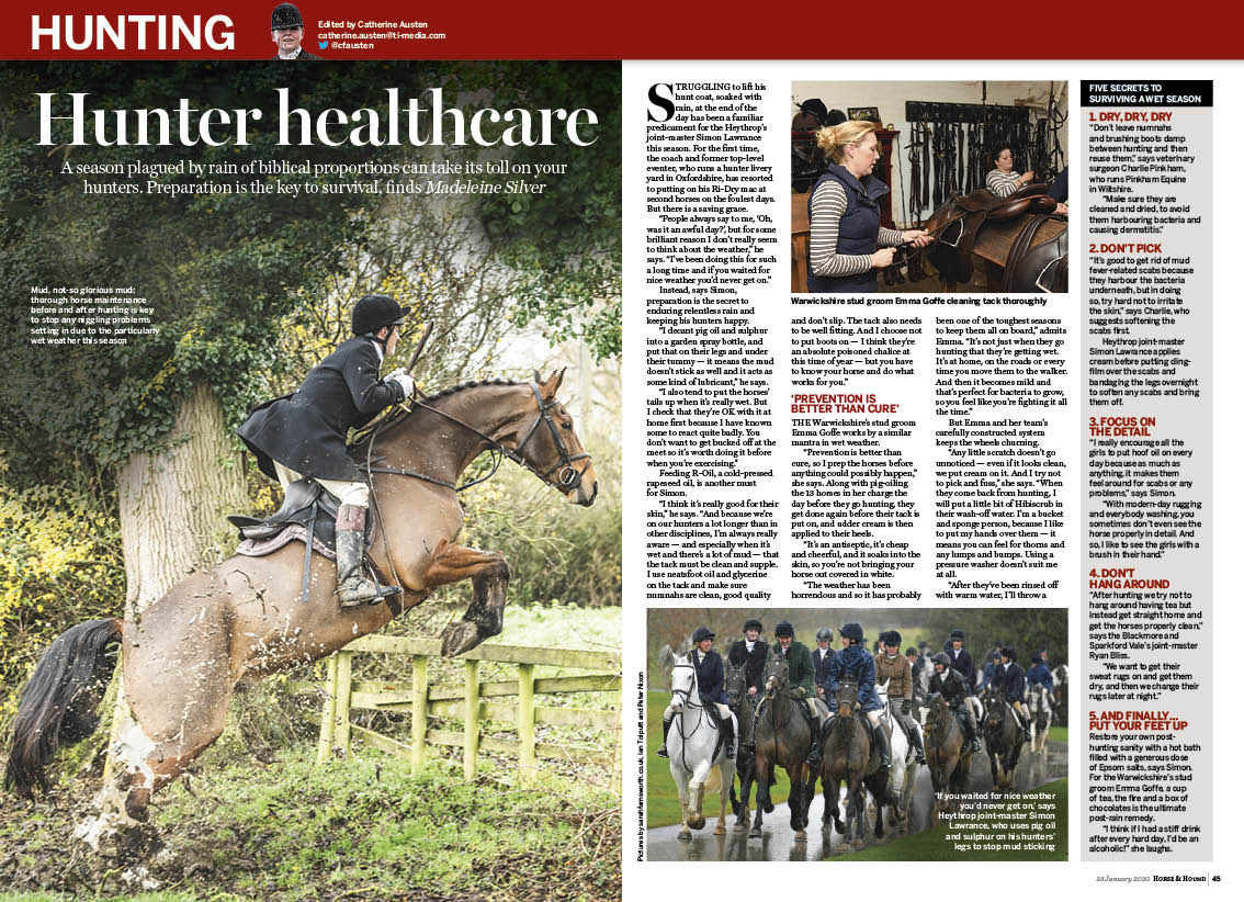 HT 3p looking after hunters