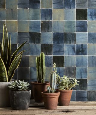 Blue and green tiles by Otto Tiles & Design