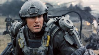 Tom Cruise as Major William Cage in &quot;Edge of Tomorrow&quot; now streaming on Netflix