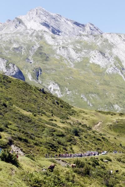 The Col d'Aubisque is the second-most visited peak in the Tour's history