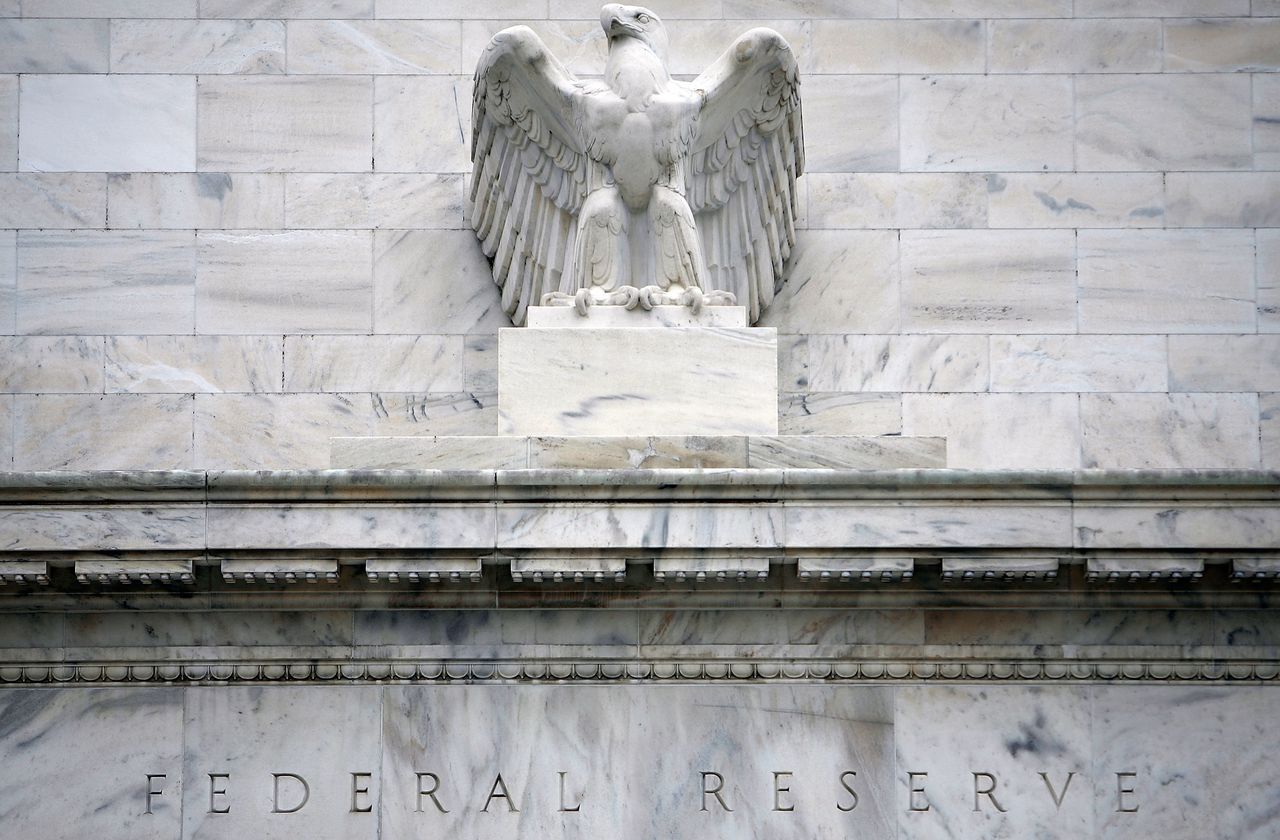 The Federal Reserve building in Washington.