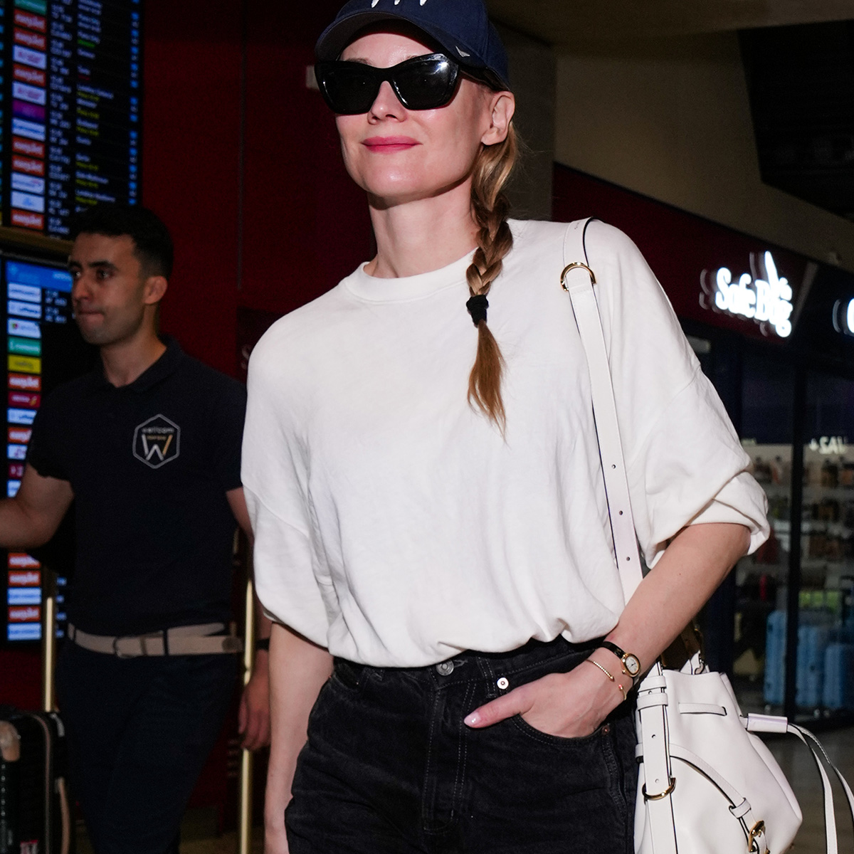 NICE, FRANCE - MAY 12: Diane Kruger is seen at Nice Airport during the 79th annual Cannes Film Festival on May 12, 2026 in Nice, France. 