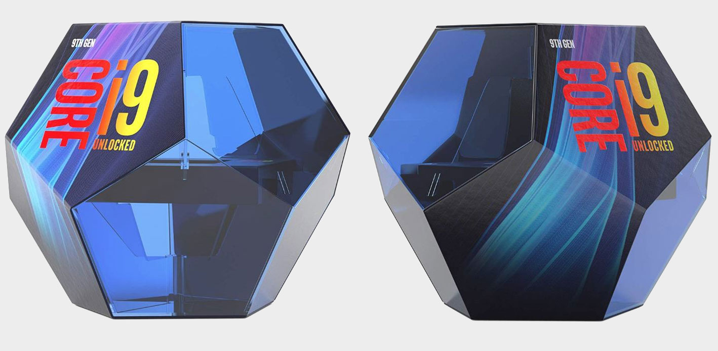 Intel Core i9-9900K packaging looks like a Destiny engram | PC Gamer