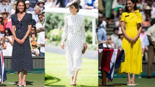 Kate Middleton in a series of dresses from events