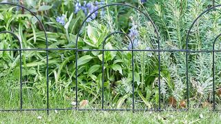 metal fence garden edging
