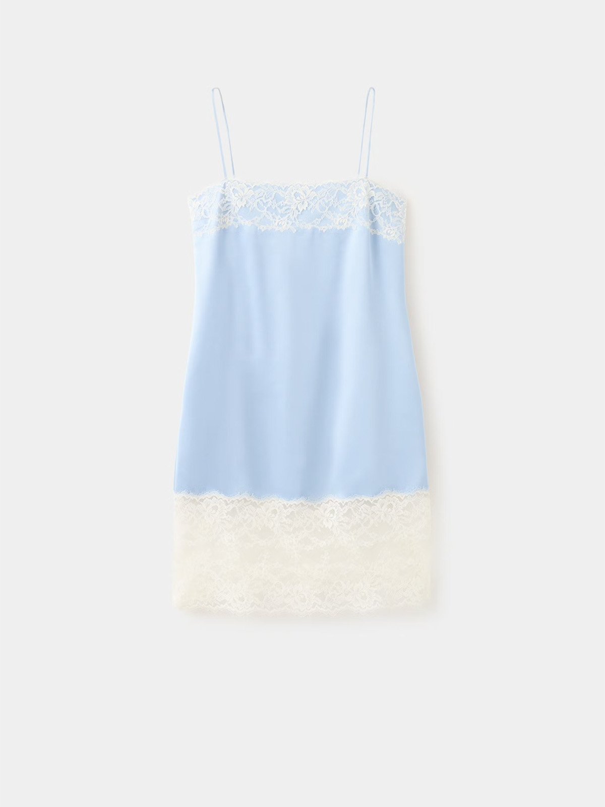 MANGO, Camisole-Kleid aus Spitze