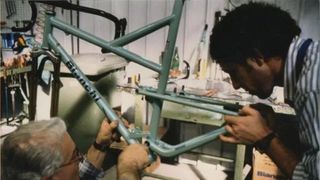 Paris-Roubaix bikes: engineers work on the Bianchi full suspension road bike