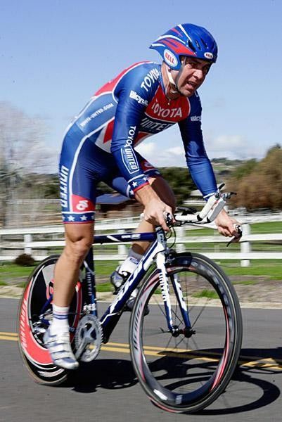 Henk Vogels in red, white and blue