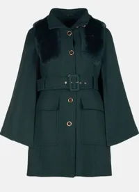 Cape Coat, was $834, now $250 (was £485, now £146) | Karen Millen