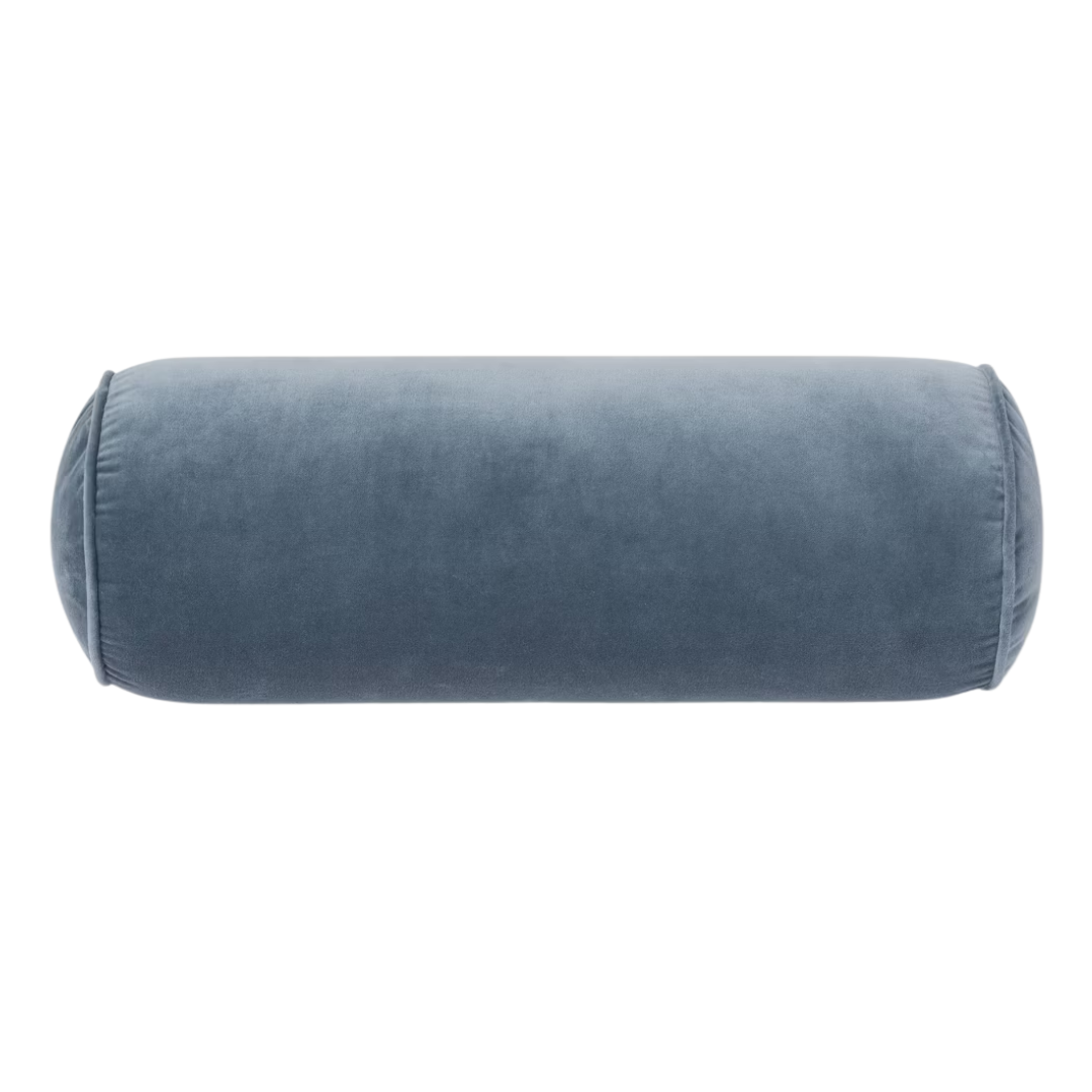 8"x22" Luxe Round Velvet Bolster Decorative Pillow - Threshold&amp;trade;