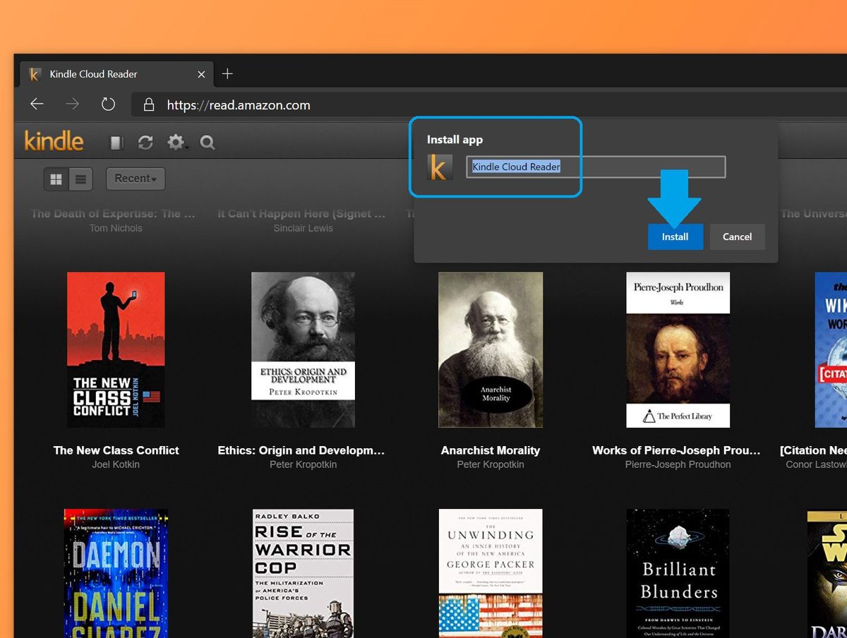 How to read Kindle books using the new Microsoft Edge for Windows 10