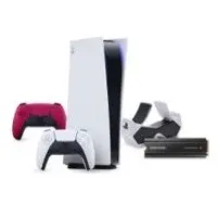 PS5 Digital Edition | PowerA DualSense Charging Station | DualSense Wireless Controller (Cosmic Red) | 1TB Samsung 980 Pro (Heatsink) SSD: $668.97 at GameStop