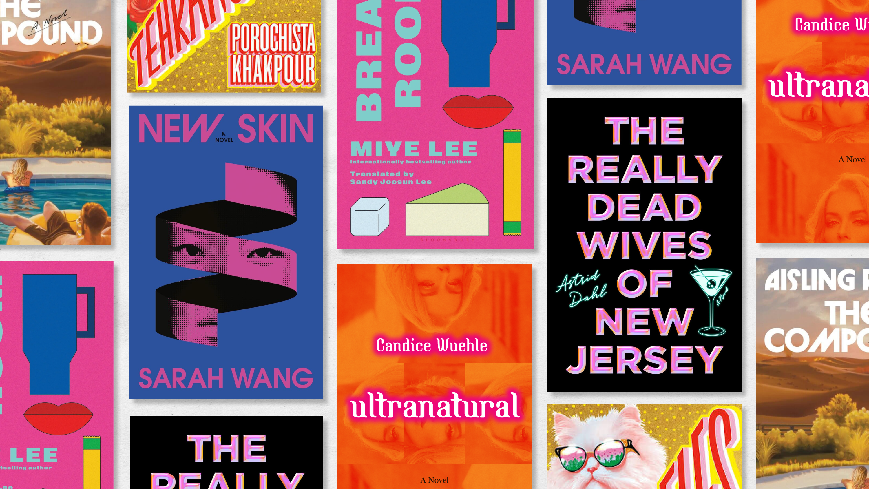 a collage of book covers of novels inspired by reality tv shows including new skin the compound and more