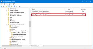 Configure Controlled Folder Access policy