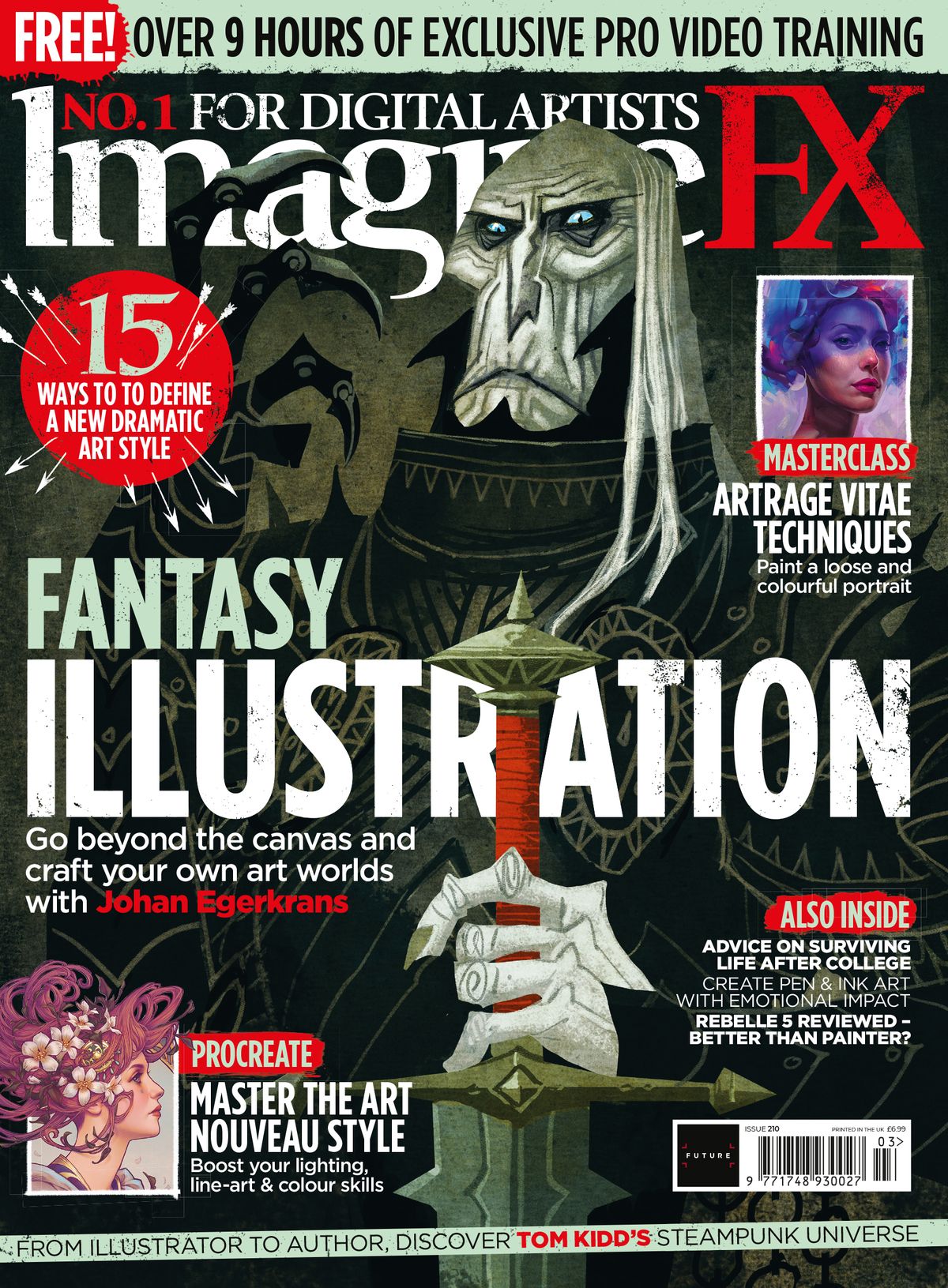 ImagineFX 210 cover