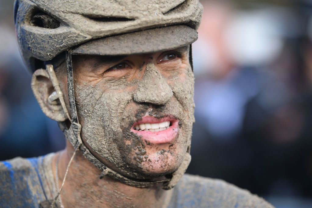 Czech Zdenek Stybar of Deceuninck QuickStep pictured after the men elite race of the ParisRoubaix cycling event 2577km from Compiegne to Roubaix France on Sunday 03 October 2021 BELGA PHOTO POOL TIM DE WAELE Photo by POOL TIM DE WAELEBELGA MAGAFP via Getty Images