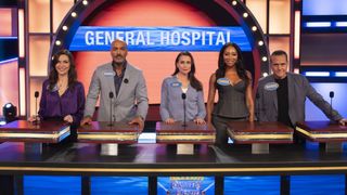 Finola Hughes, Donnell Turner, Rena Sofer, Tanisha Harper and Maurice Benard on Celebrity Family Feud