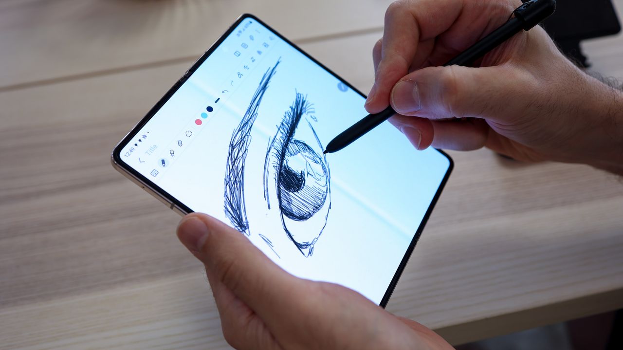 A photo of the Samsung Galaxy Z Fold 4