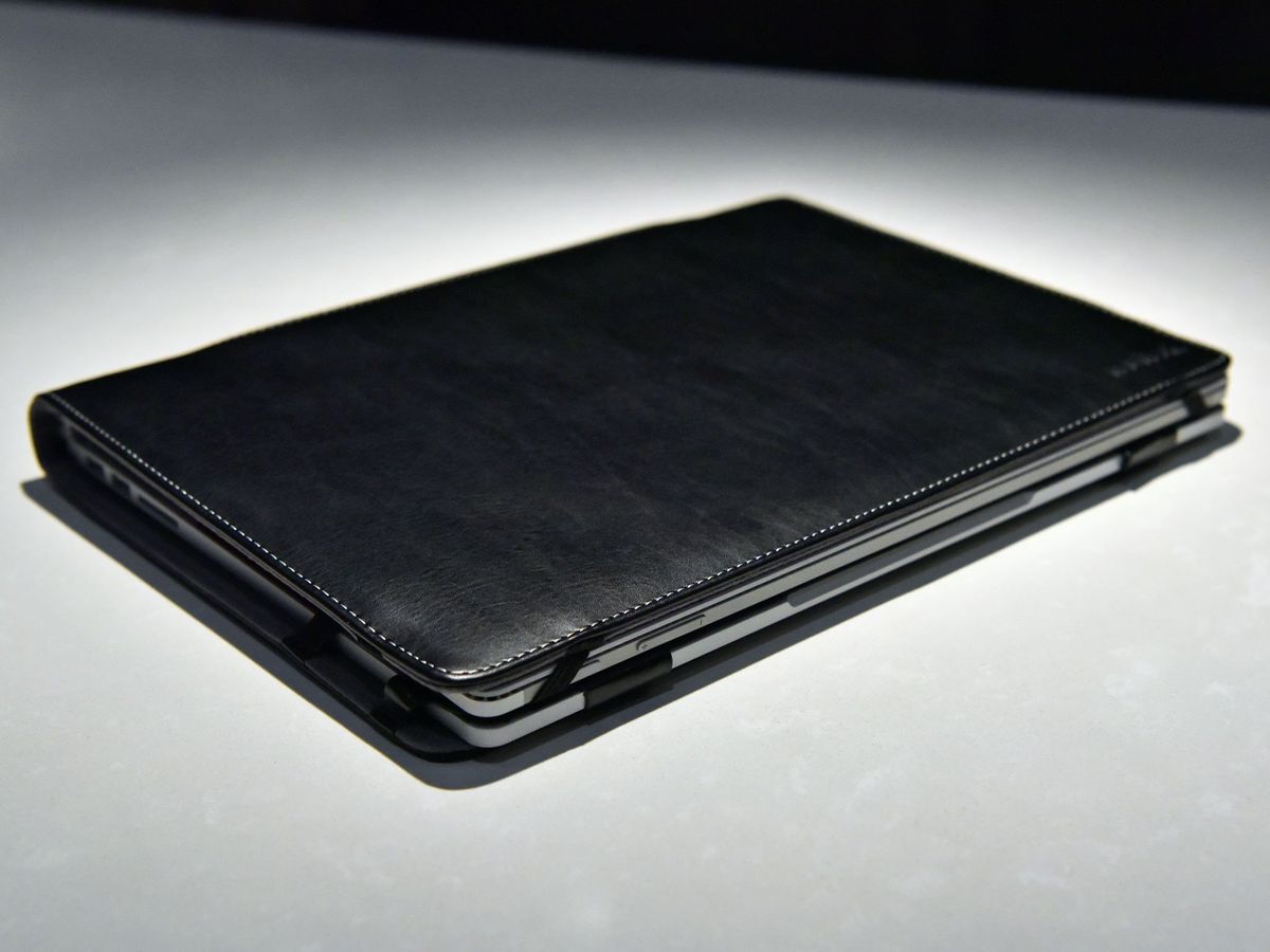 Navitech Microsoft Surface Book Leather Folio Case