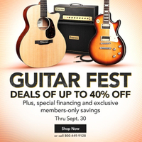 Musician's Friend Guitar Fest: Up to 40% off