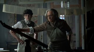 Noah Jupe and Michael Douglas in Franklin