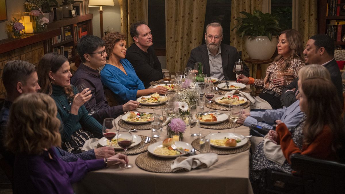 Mireille Enos, Haig Sutherland, Suzanne Cryer, Arthur Keng, Alvina August, Diedrich Bader, Bob Odenkirk, Alison Araya, Cedric Yarbrough, Nancy Robertson and Shannon DeVido in Lucky Hank