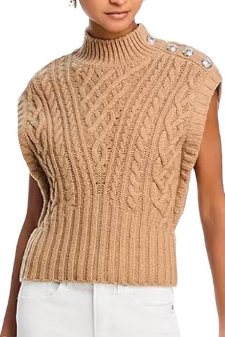 Holton Wool Cable Knit Vest